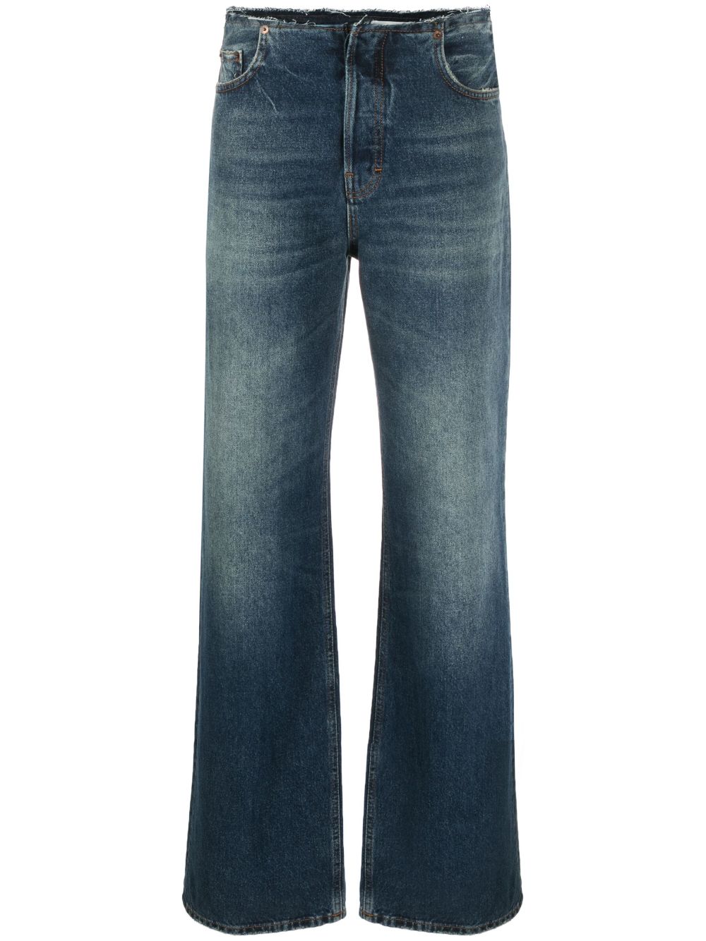 Haikure flared-leg cotton jeans - Blue von Haikure