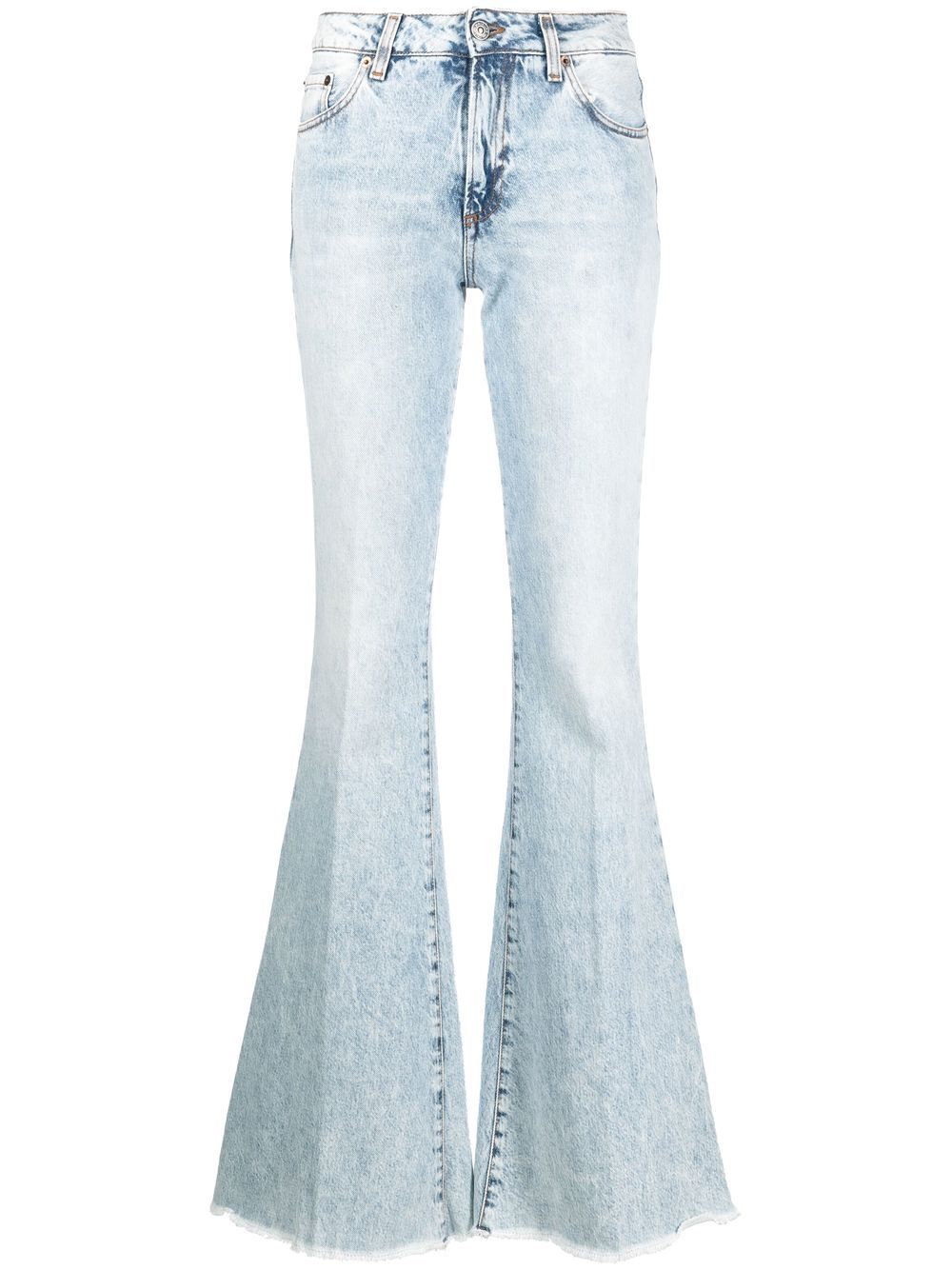 Haikure low-rise flared jeans - Blue von Haikure