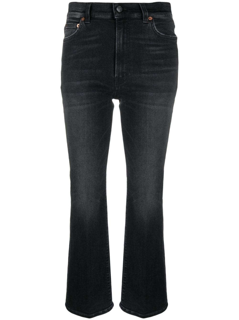 Haikure mid-rise flared jeans - Black von Haikure