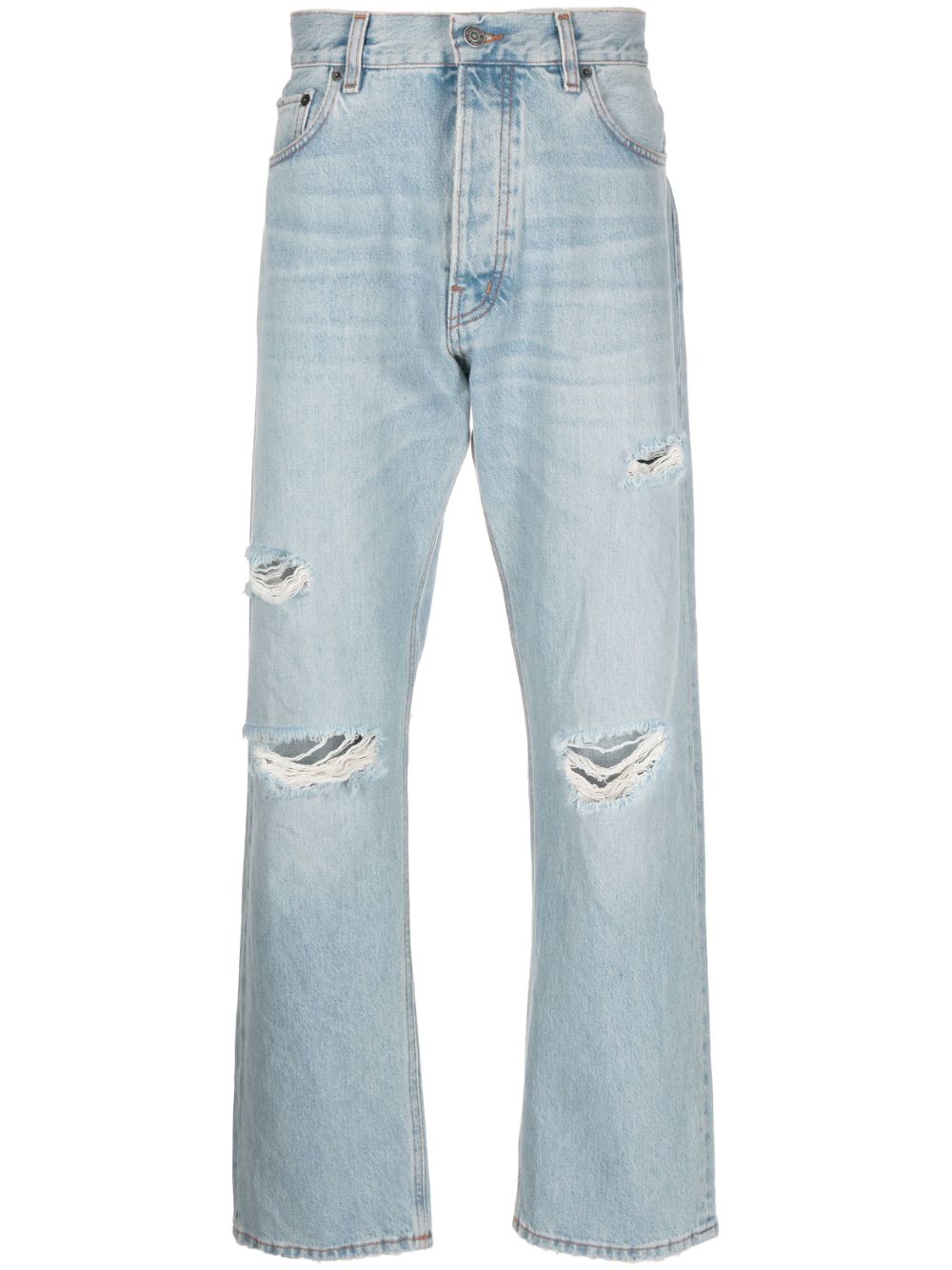 Haikure mid-wash straight-leg jeans - Blue von Haikure