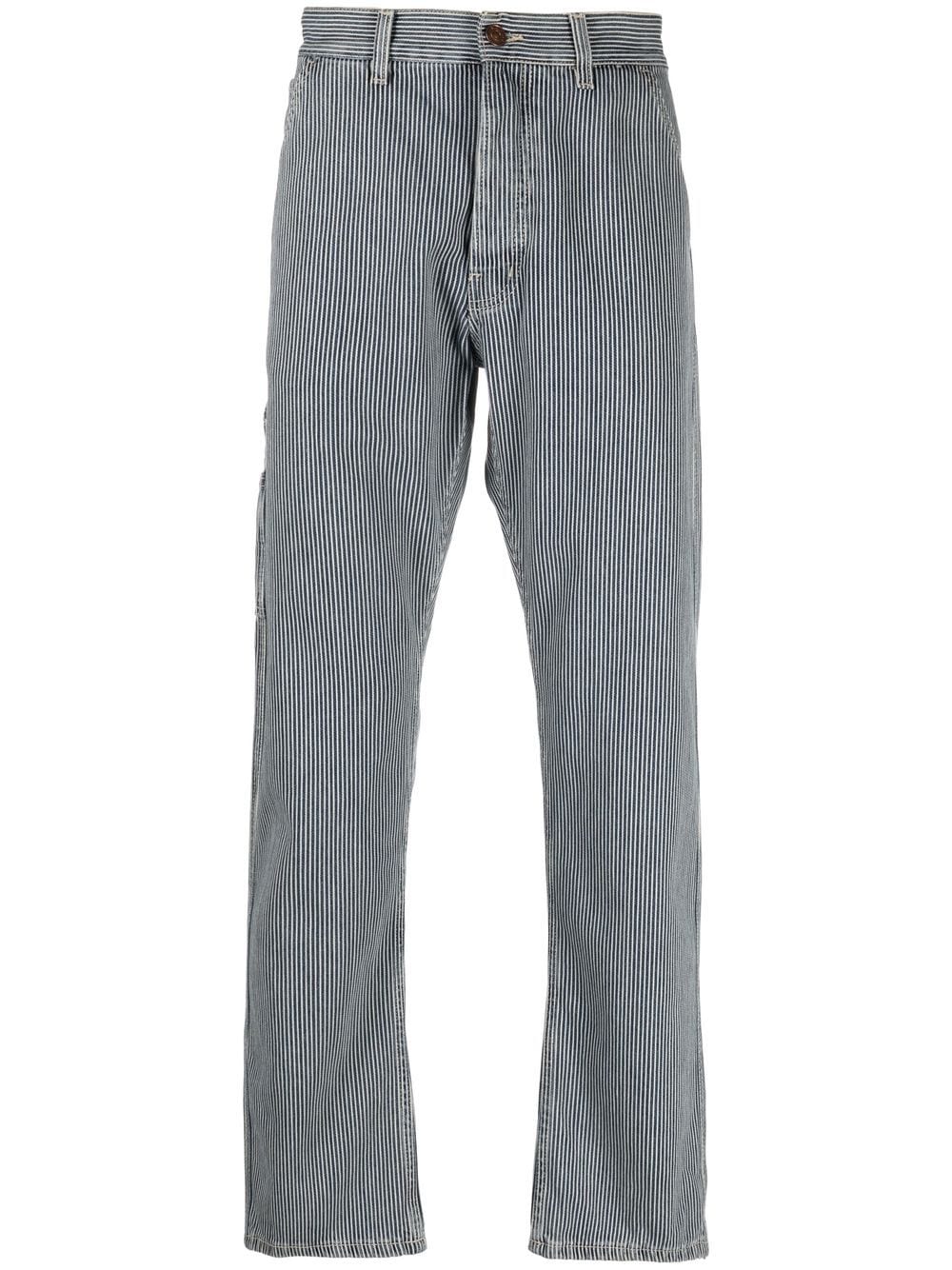 Haikure pinstripe straight-leg jeans - Blue von Haikure