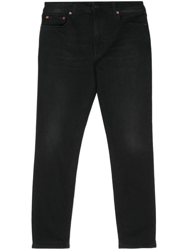 Haikure stone-wash tapered jeans - Black von Haikure