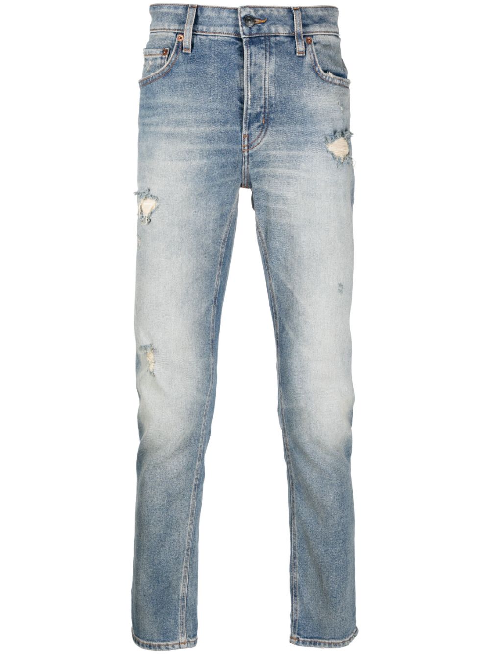 Haikure stonewashed straight-leg jeans - Blue von Haikure