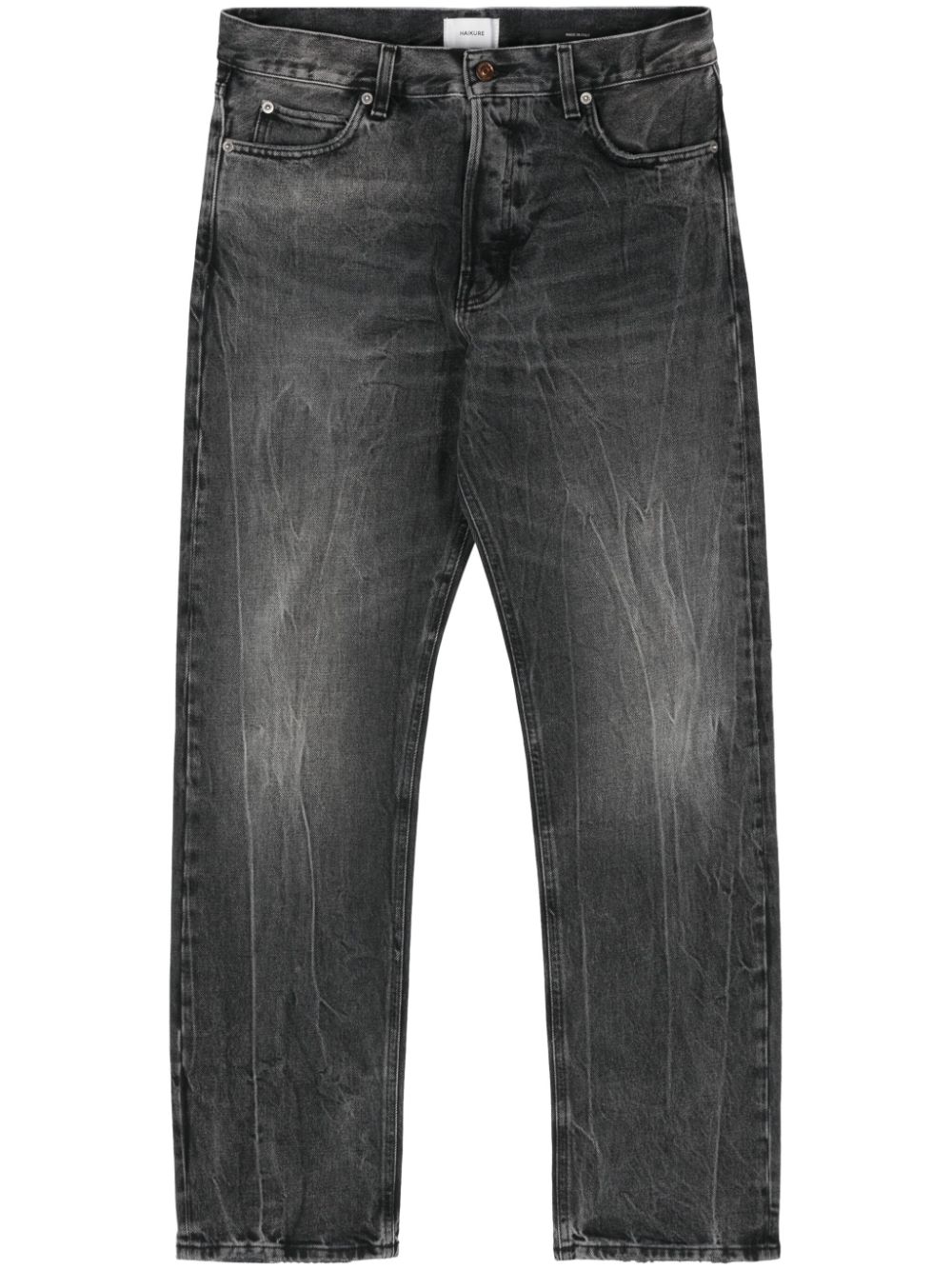 Haikure straight-leg jeans - Black von Haikure