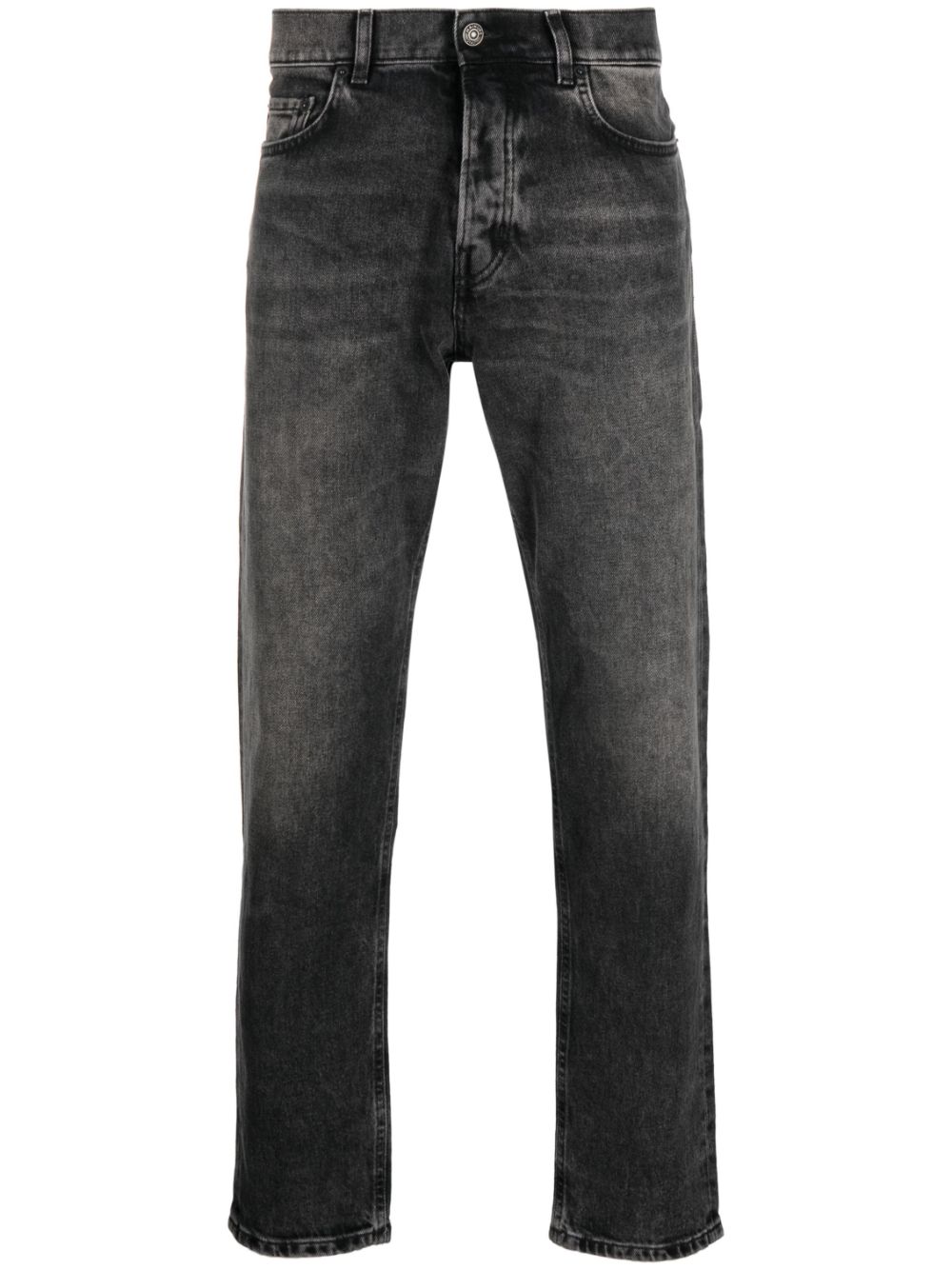 Haikure straight-leg washed jeans - Black von Haikure