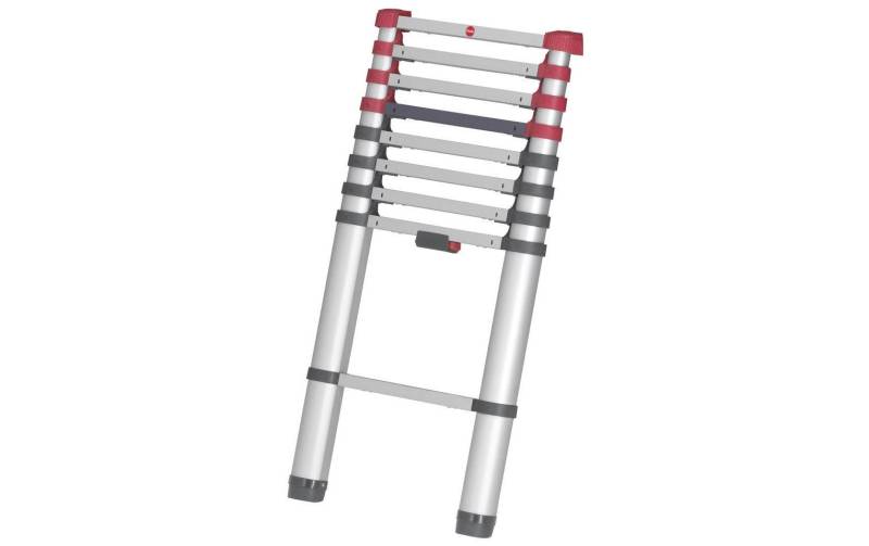 Hailo Anlegeleiter »T80 Flexline 260 9 Stufen«, Aluminium Sicherheits-Teleskopleiter von Hailo