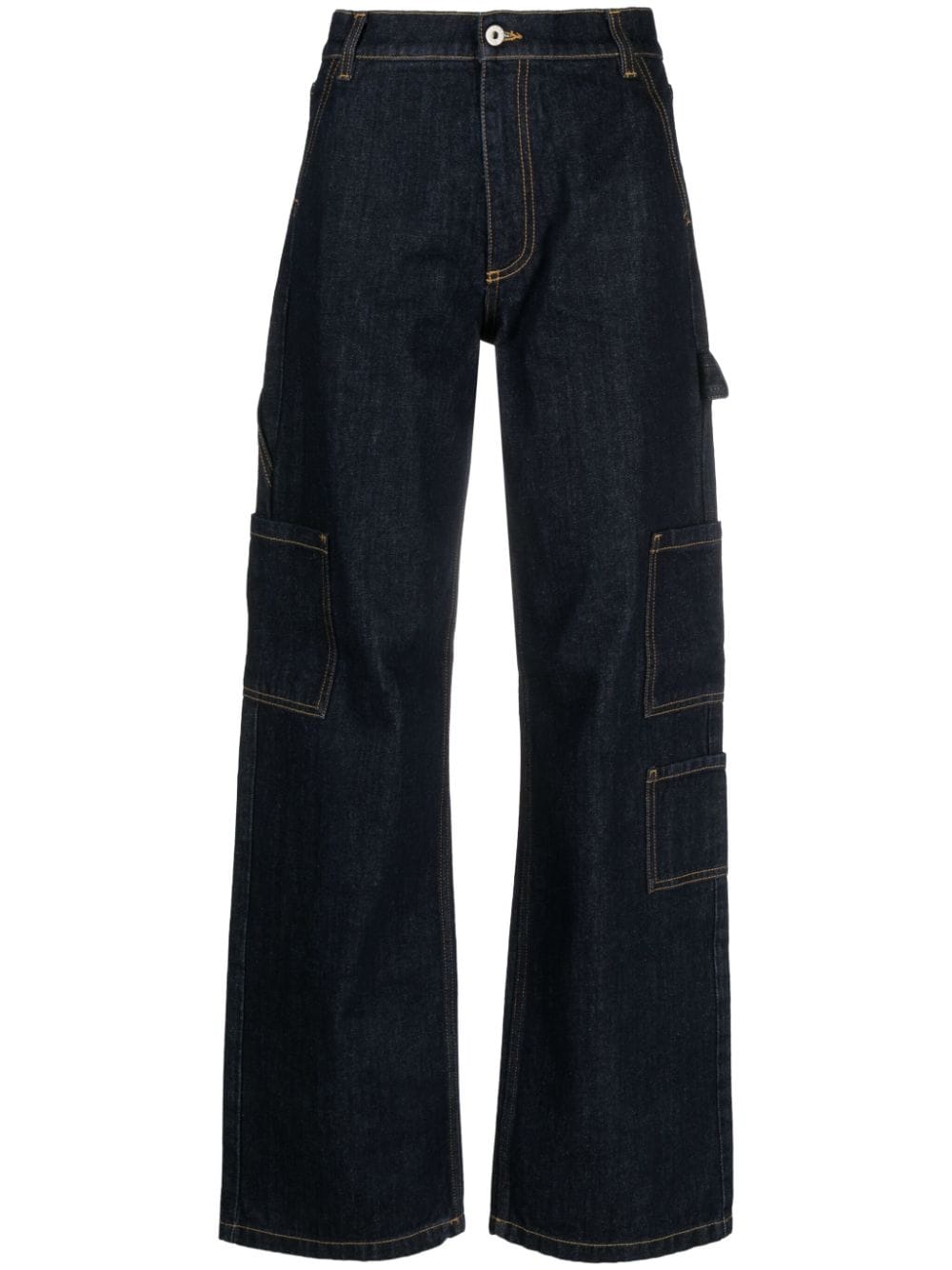 Halfboy high-rise straight-leg jeans - Blue von Halfboy