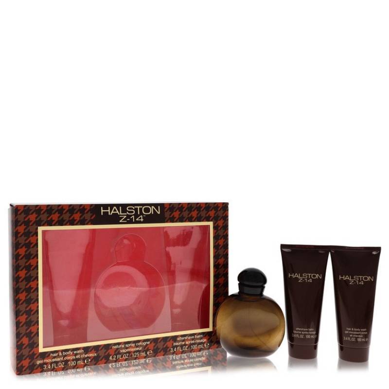 Halston Z-14 Gift Set -- 125 ml Cologne Spray + 101 ml After Shave Balm + 101 ml Hair & Body Wash von Halston