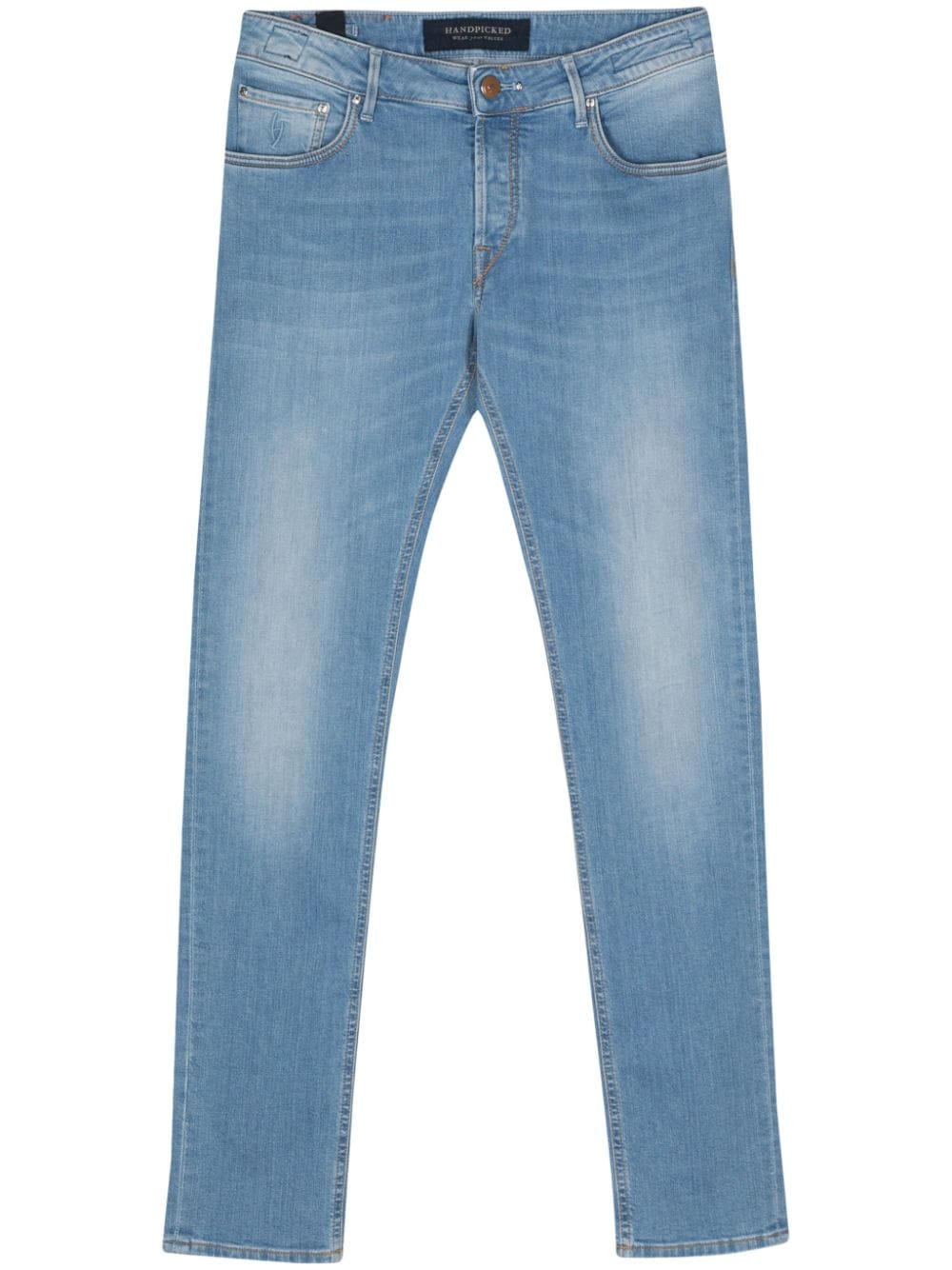 Hand Picked mid-rise slim-fit jeans - Blue von Hand Picked