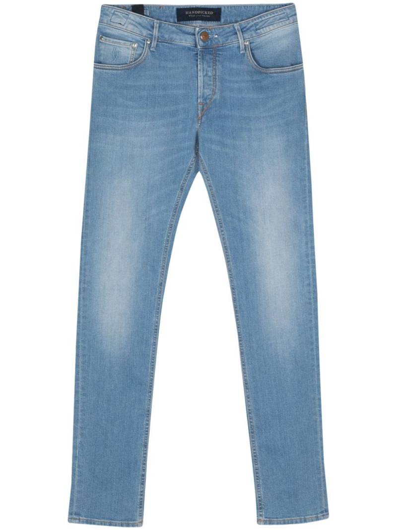 Hand Picked mid-rise slim-fit jeans - Blue von Hand Picked