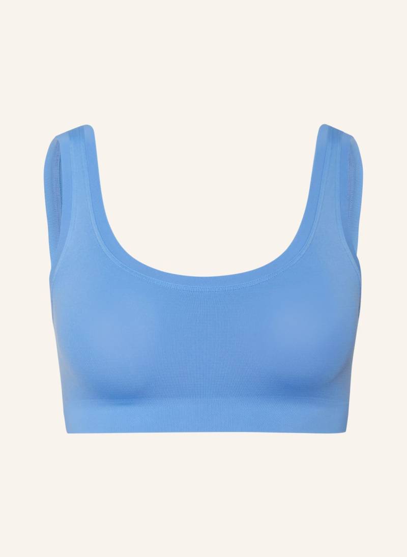 Hanro Bustier Touch Feeling blau von Hanro