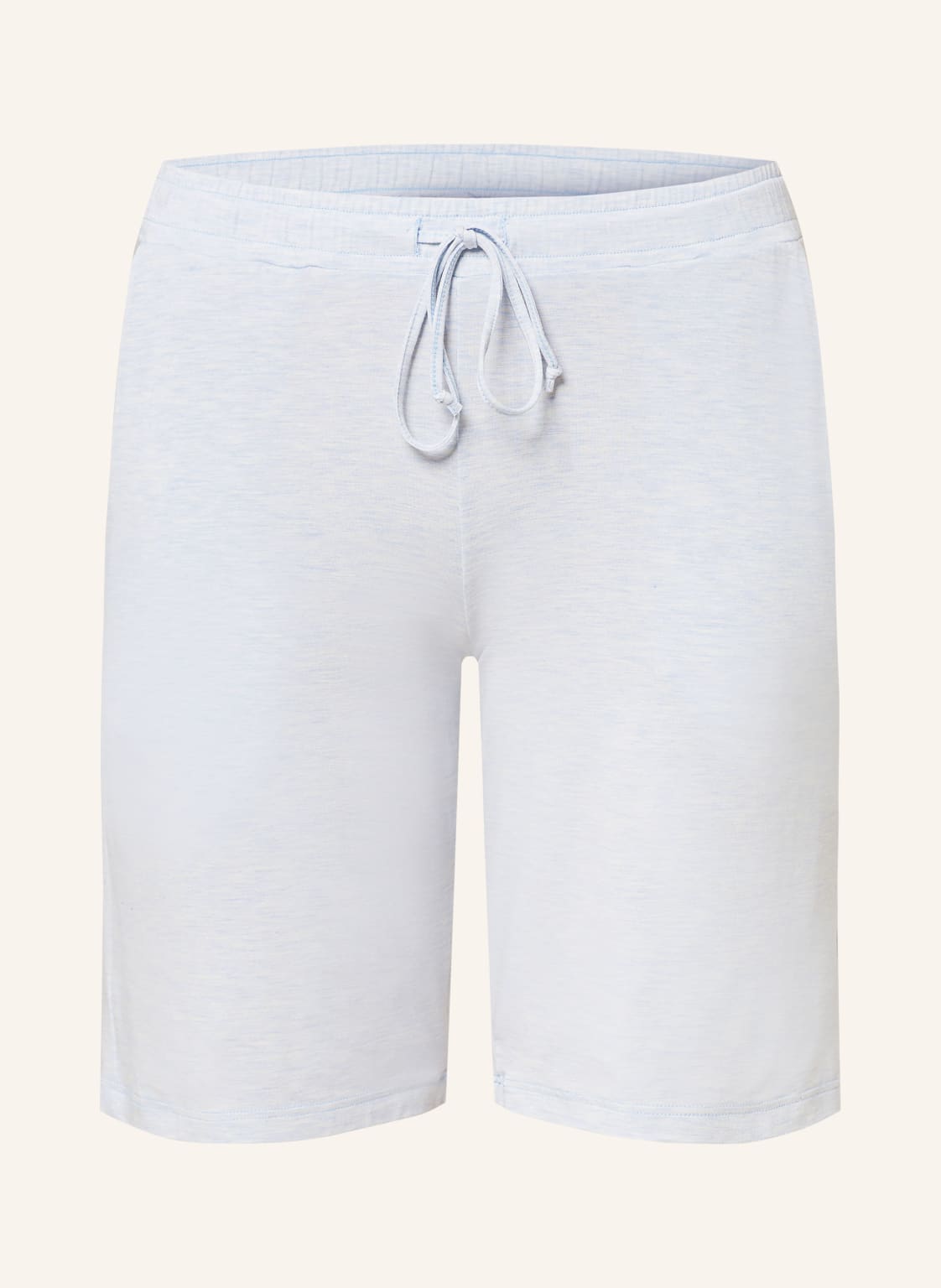 Hanro Schlafshorts Natural Elegance blau von Hanro