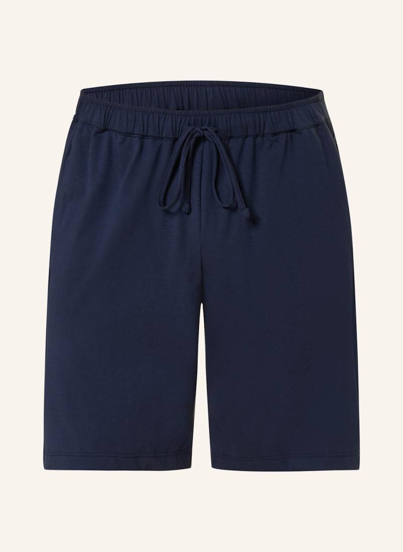 Hanro Schlafshorts Night & Day blau von Hanro