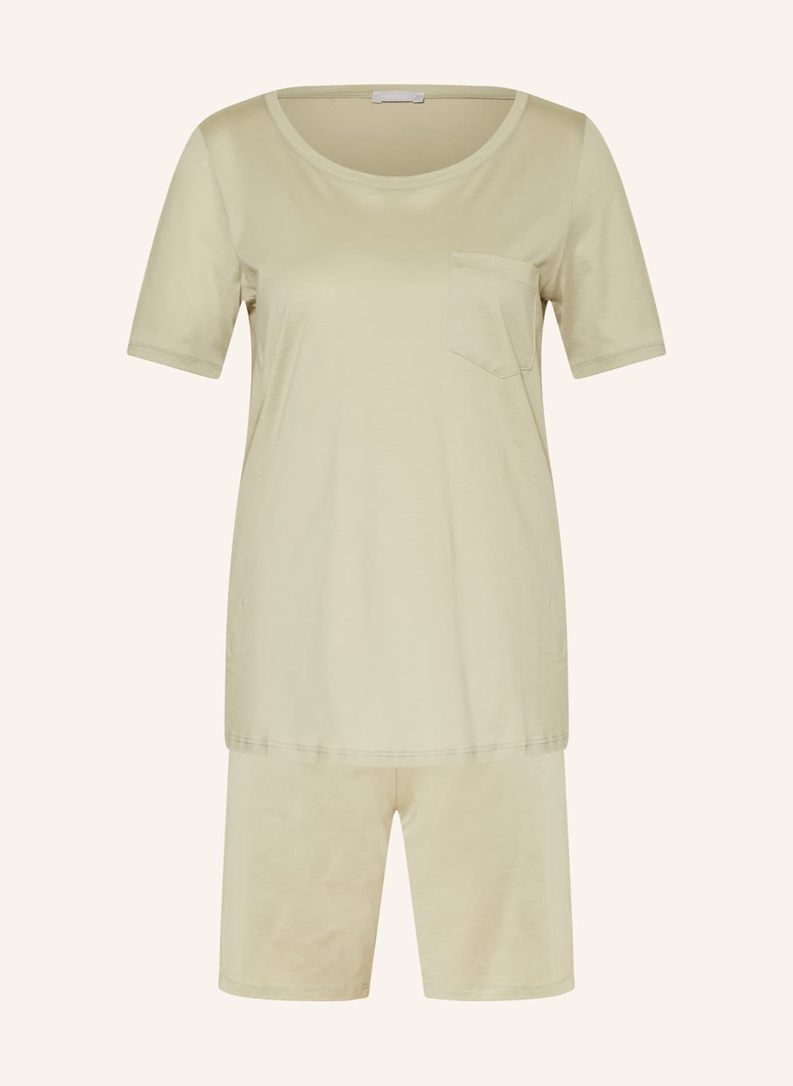 Hanro Shorty-Schlafanzug Cotton Deluxe gruen von Hanro