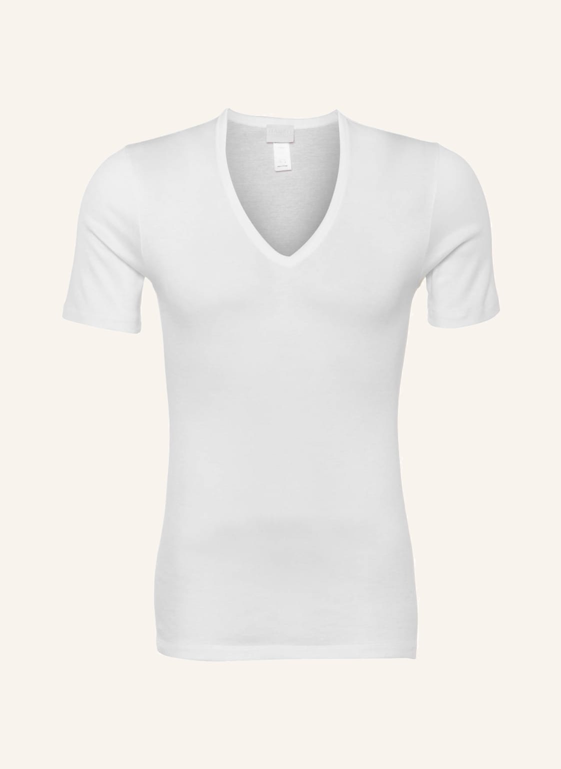 Hanro V-Shirt Cotton Pure weiss von Hanro