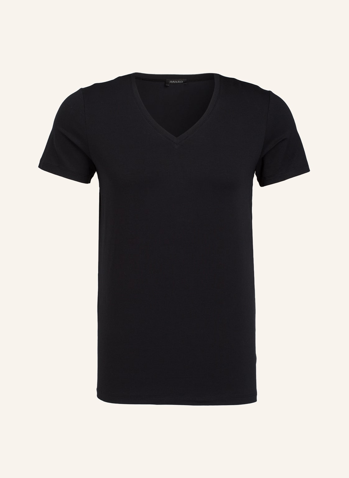 Hanro V-Shirt Cotton Superior schwarz Hanro V-Shirt Cotton Superior schwarz von Hanro