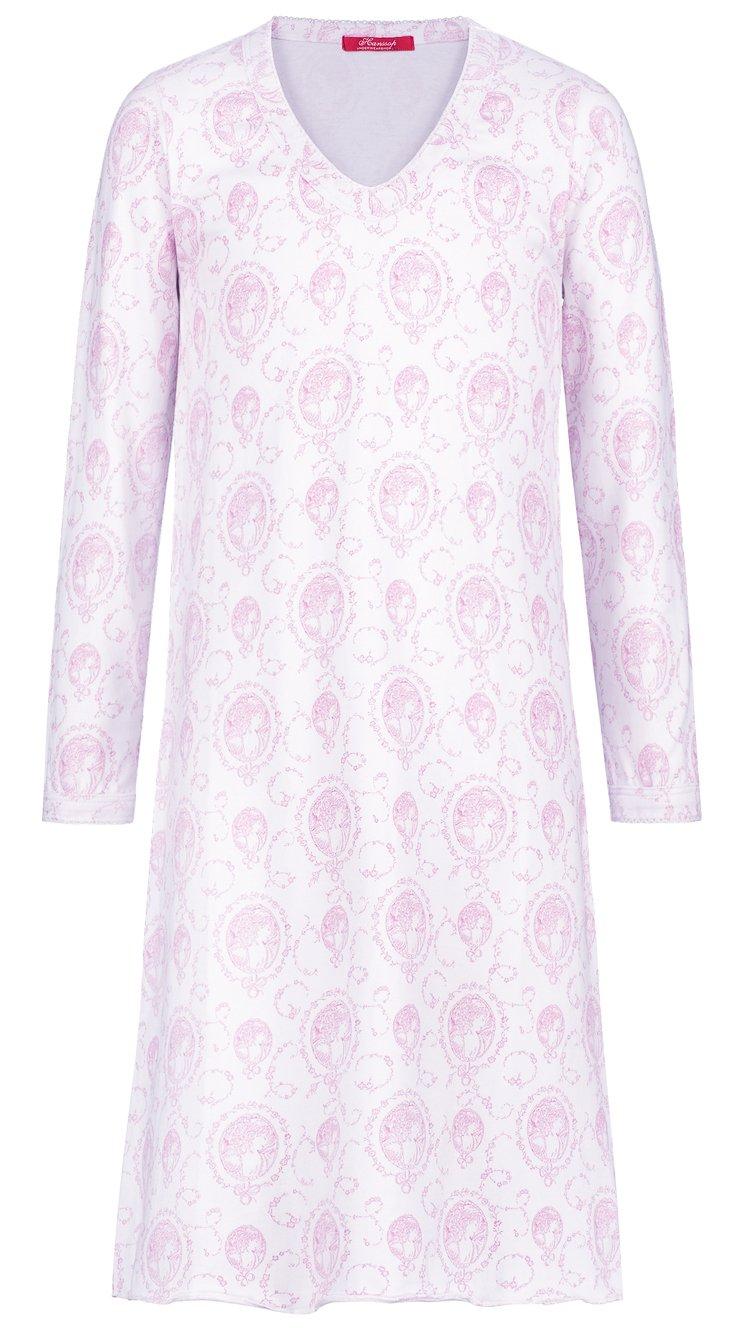 Nachthemd, Langärmliges Design Mädchen Pink 116-128 von Hanssop