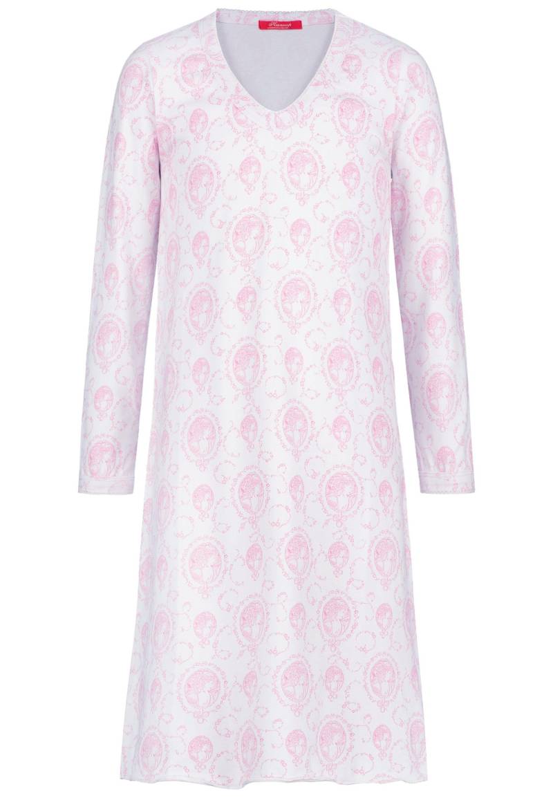 Nachthemd, Langarm, 95% Baumwolle Mädchen Pink 98/104 von Hanssop