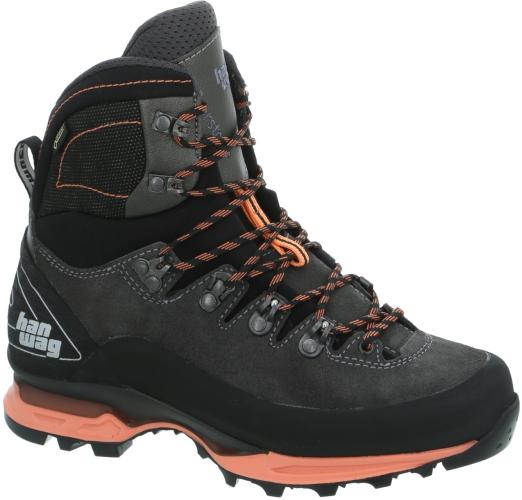 Hanwag Trekkingschuh Alverstone II Lady GTX - asphalt/orink (Grösse: 4.5) von Hanwag