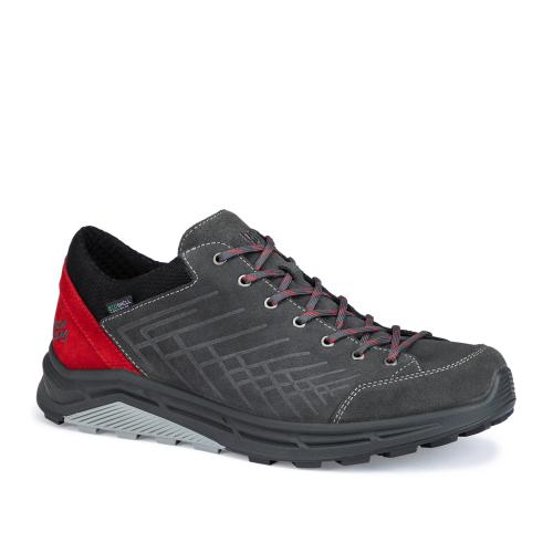 Hanwag Coastrock Low ES - asphalt/red (Grösse: 8) von Hanwag