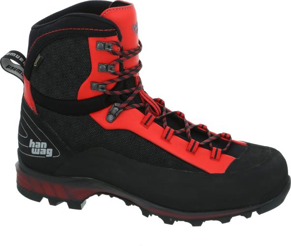 Hanwag Trekkingschuh Ferrata II GTX - black/red (Grösse: 13) von Hanwag