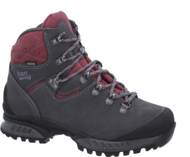 Hanwag Trekkingschuh Tatra II Lady GTX - asphalt/dark garnet (Grösse: 7.5) von Hanwag