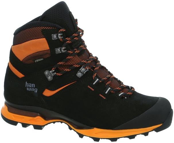 Hanwag Trekkingschuh Tatra Light GTX - black/orange (Grösse: 12) von Hanwag