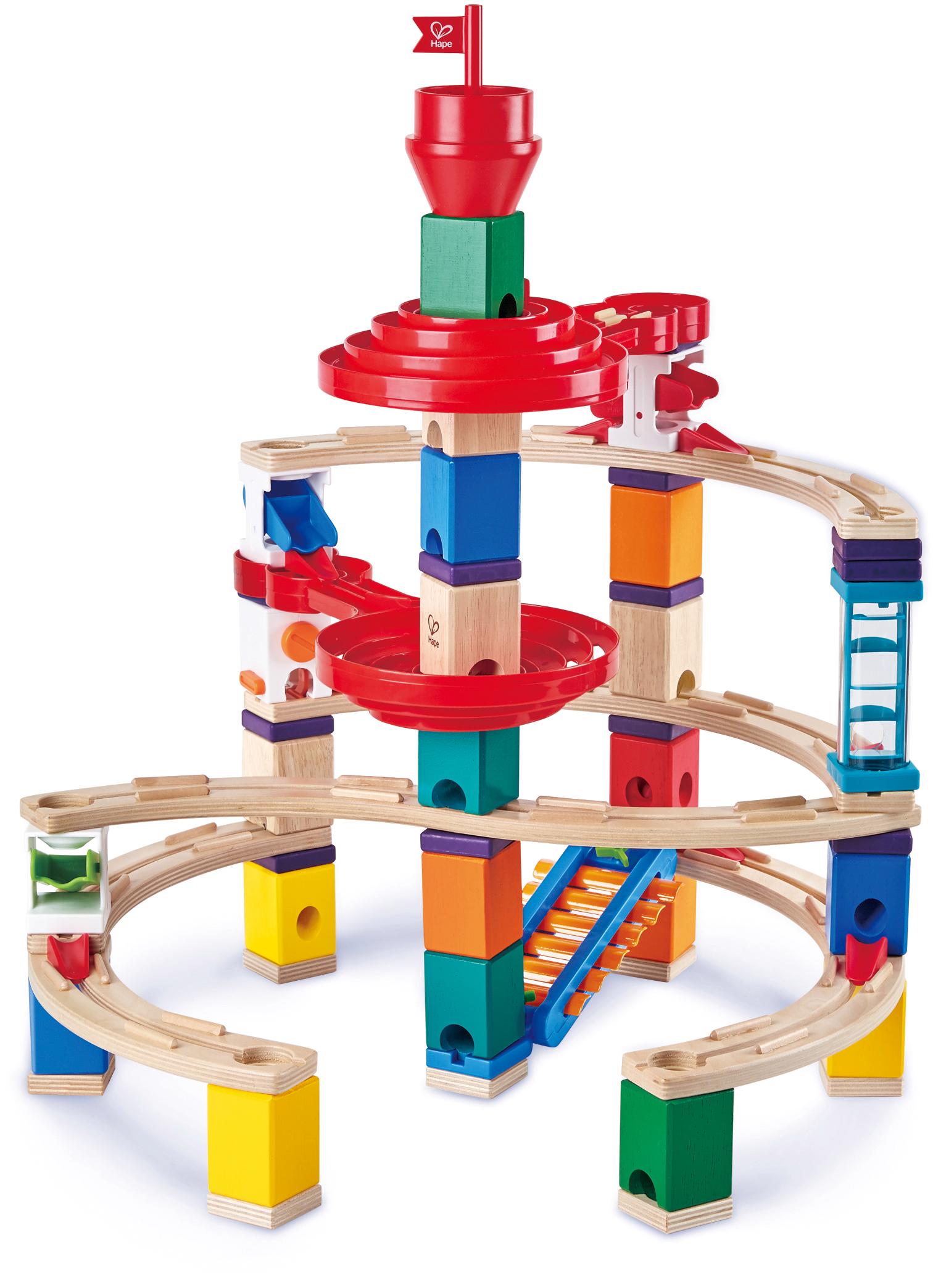 Hape Kugelbahn-Bausatz »Quadrilla, Super Spiralburg« von Hape