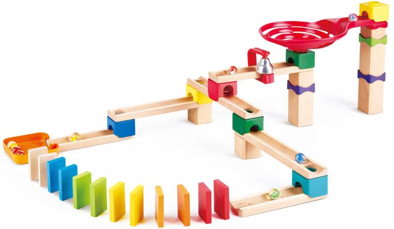Hape Kugelbahn »Zweispurige Murmelbahn mit Domino« von Hape