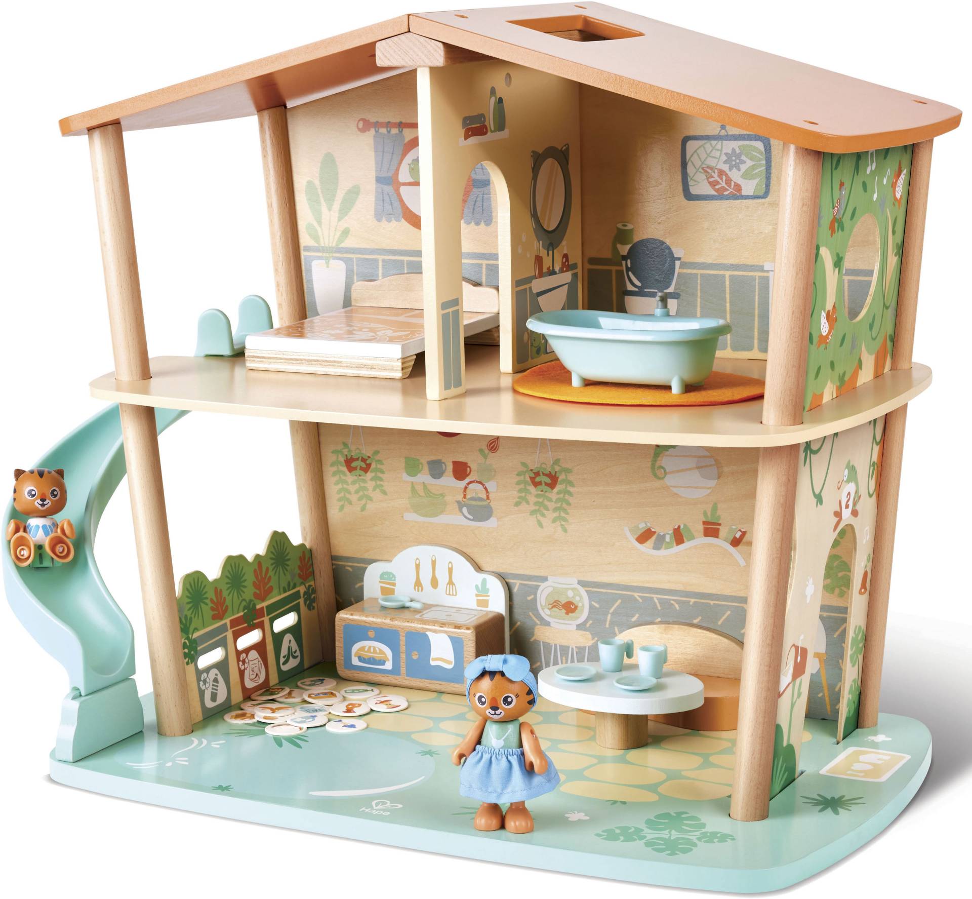 Hape Puppenhaus »Green Planet Explorers, Das Urwaldhaus der Tiger« von Hape