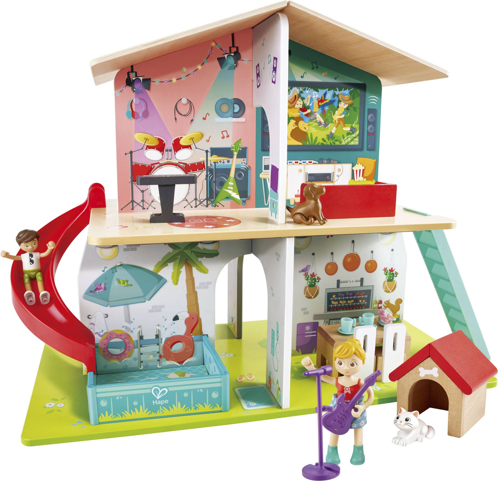 Hape Puppenhaus »Interaktives Puppenhaus« von Hape