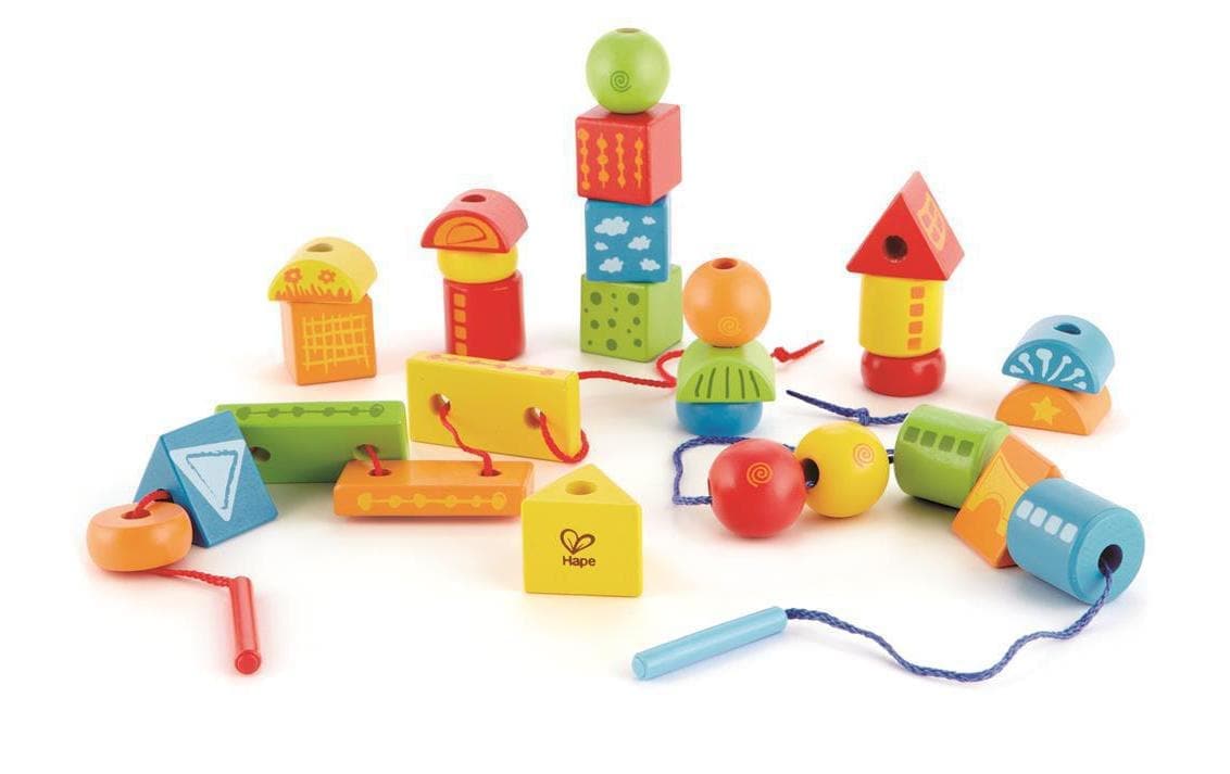 Hape Spielbausteine »Fädelklötze« Hape Spielbausteine »Fädelklötze« von Hape