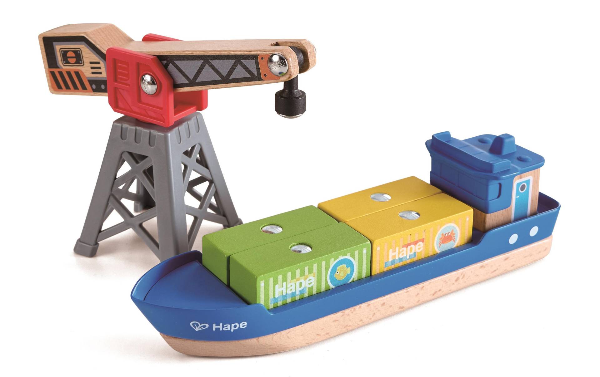 Hape Spielzeug-Kran »Ship + Crane« von Hape