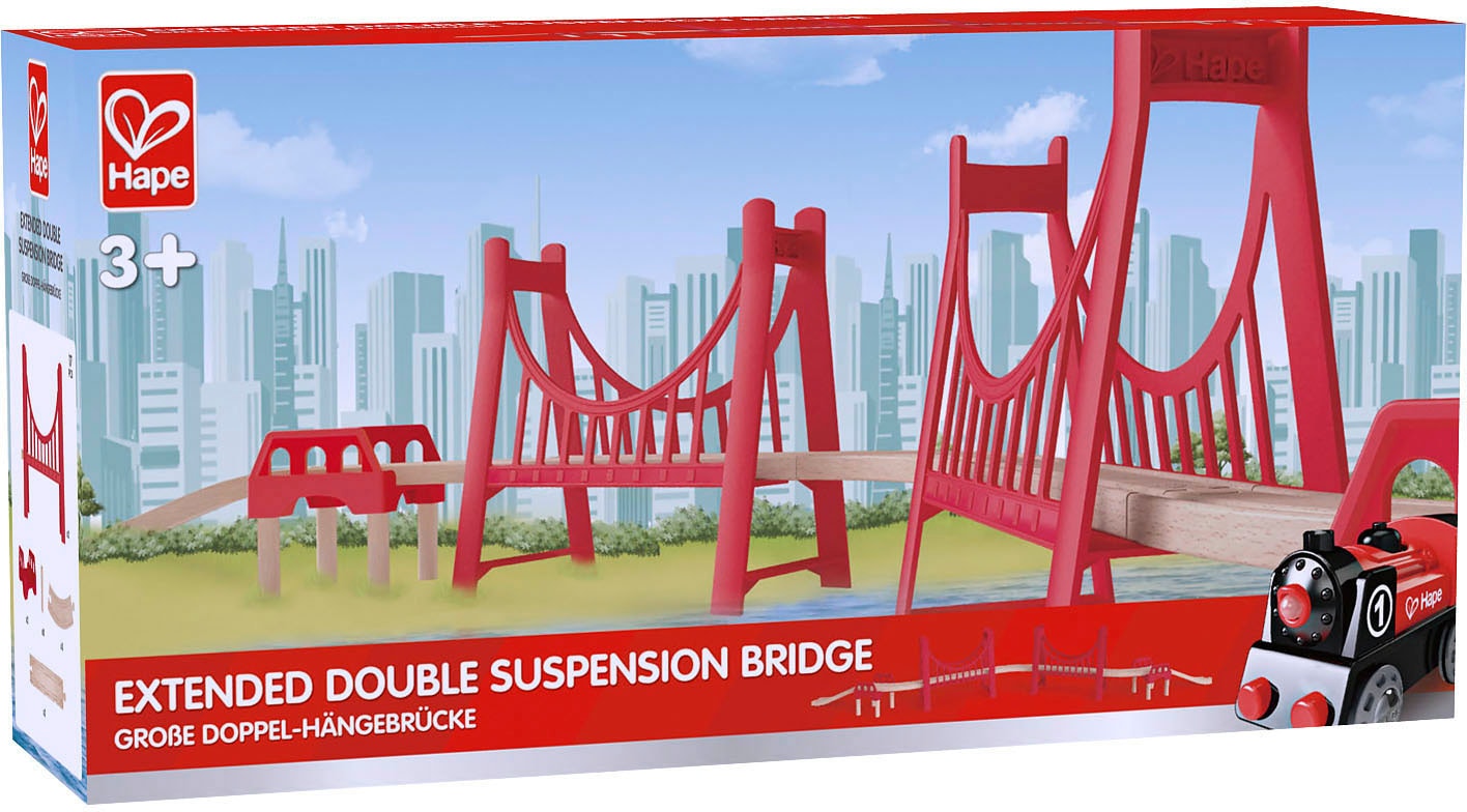 Hape Spielzeugeisenbahn-Brücke »Grosse Doppel-Hängebrücke« von Hape