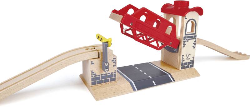Hape Spielzeugeisenbahn-Brücke »Zugbrücke«, (Set, 3 tlg.) von Hape