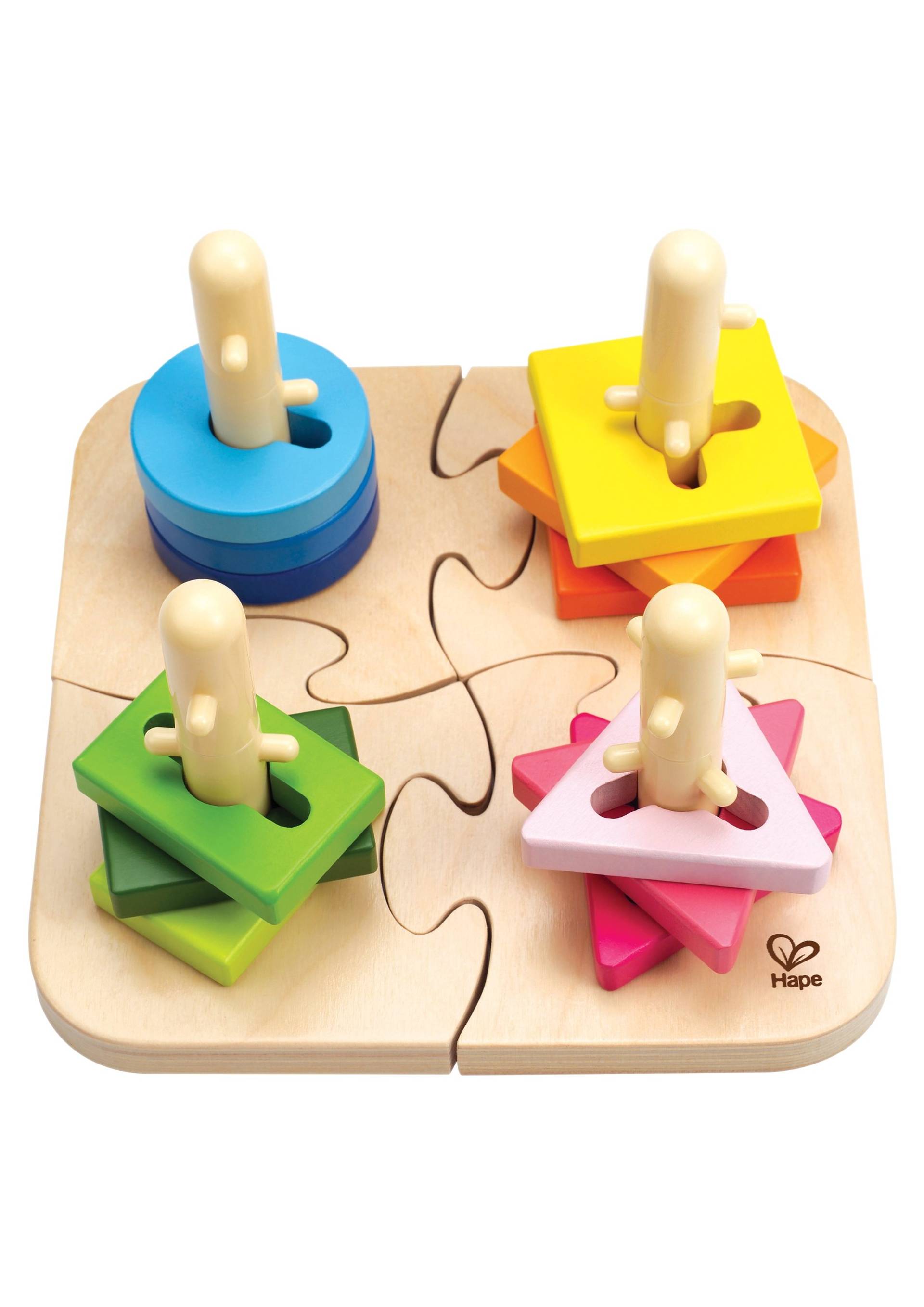 Hape Steckspielzeug, (Set, 16 tlg.) von Hape