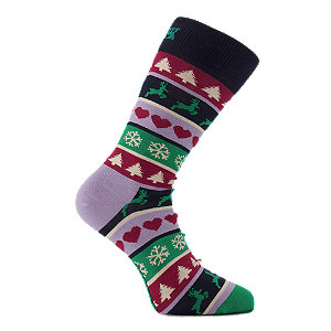 Happy Socks Christmas Stripe Herren Socken 41-46 von Happy Socks