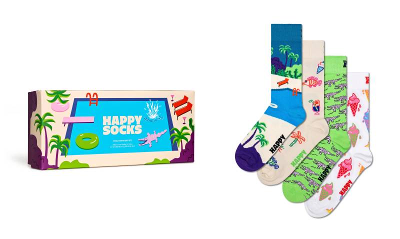 Happy Socks Socken, (Box, 4 Paar) von Happy Socks