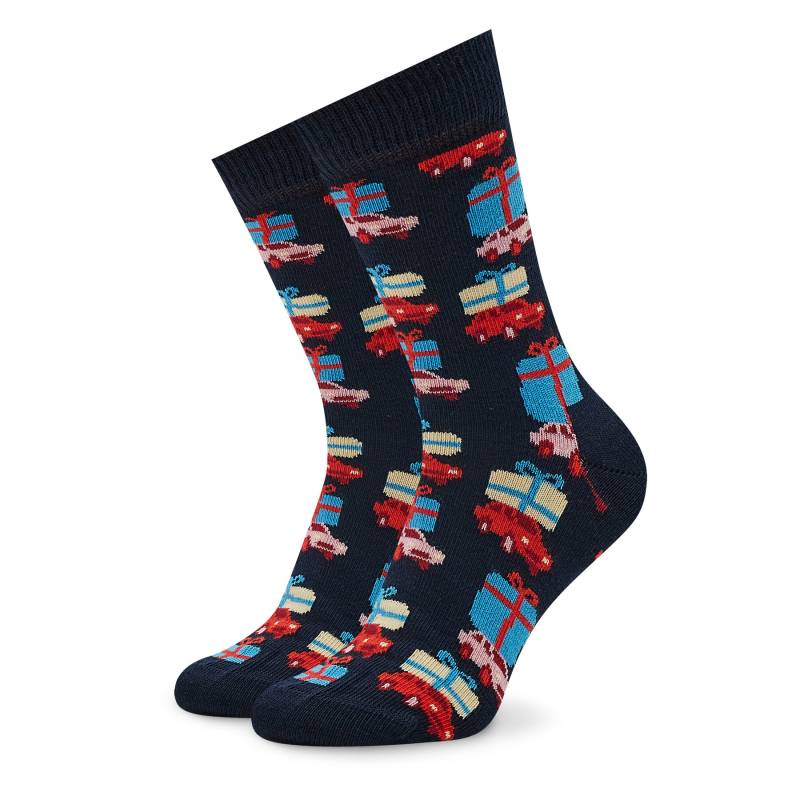 Hohe Kindersocken Happy Socks KHDS01-6500 Dunkelblau von Happy Socks