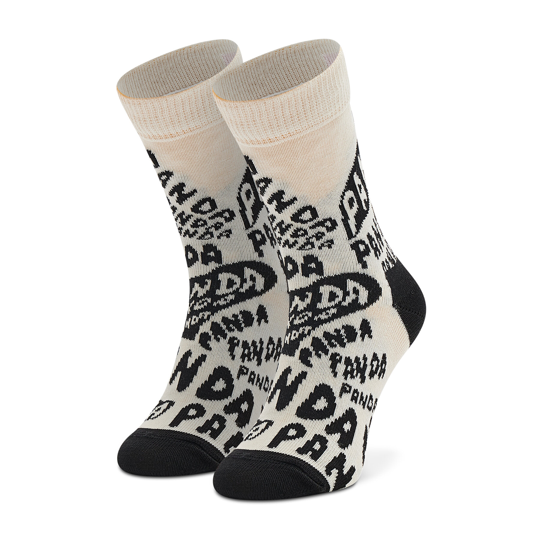 Hohe Kindersocken Happy Socks KPAN01-1900 Beige von Happy Socks