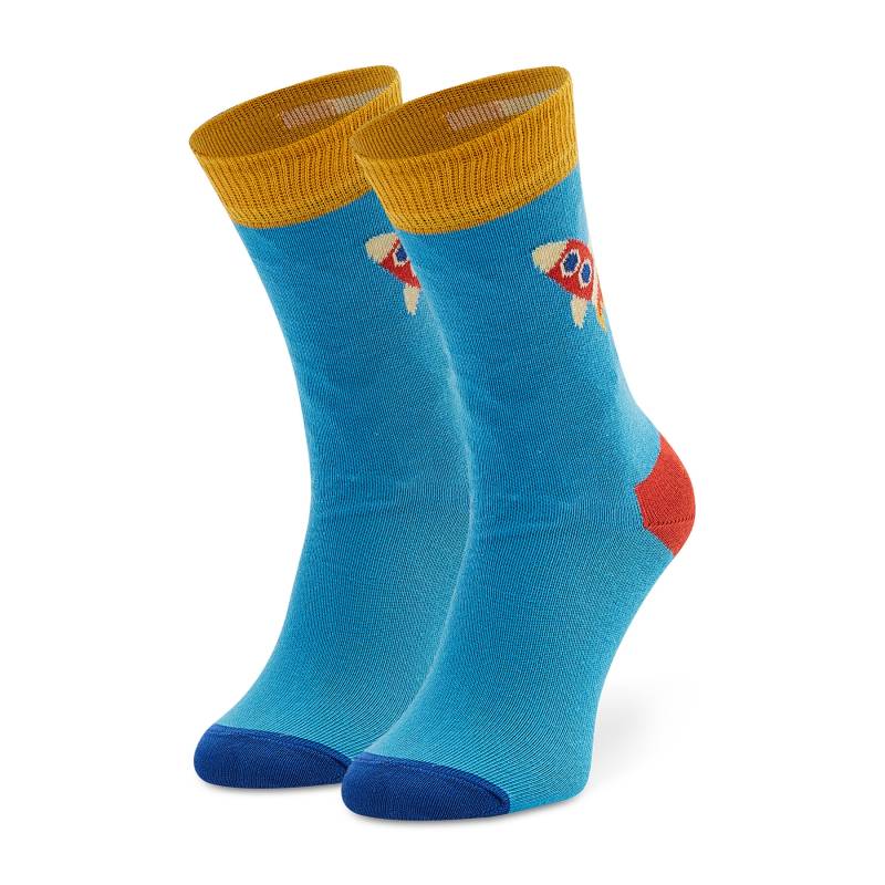 Hohe Kindersocken Happy Socks KROK01-6000 Blau von Happy Socks