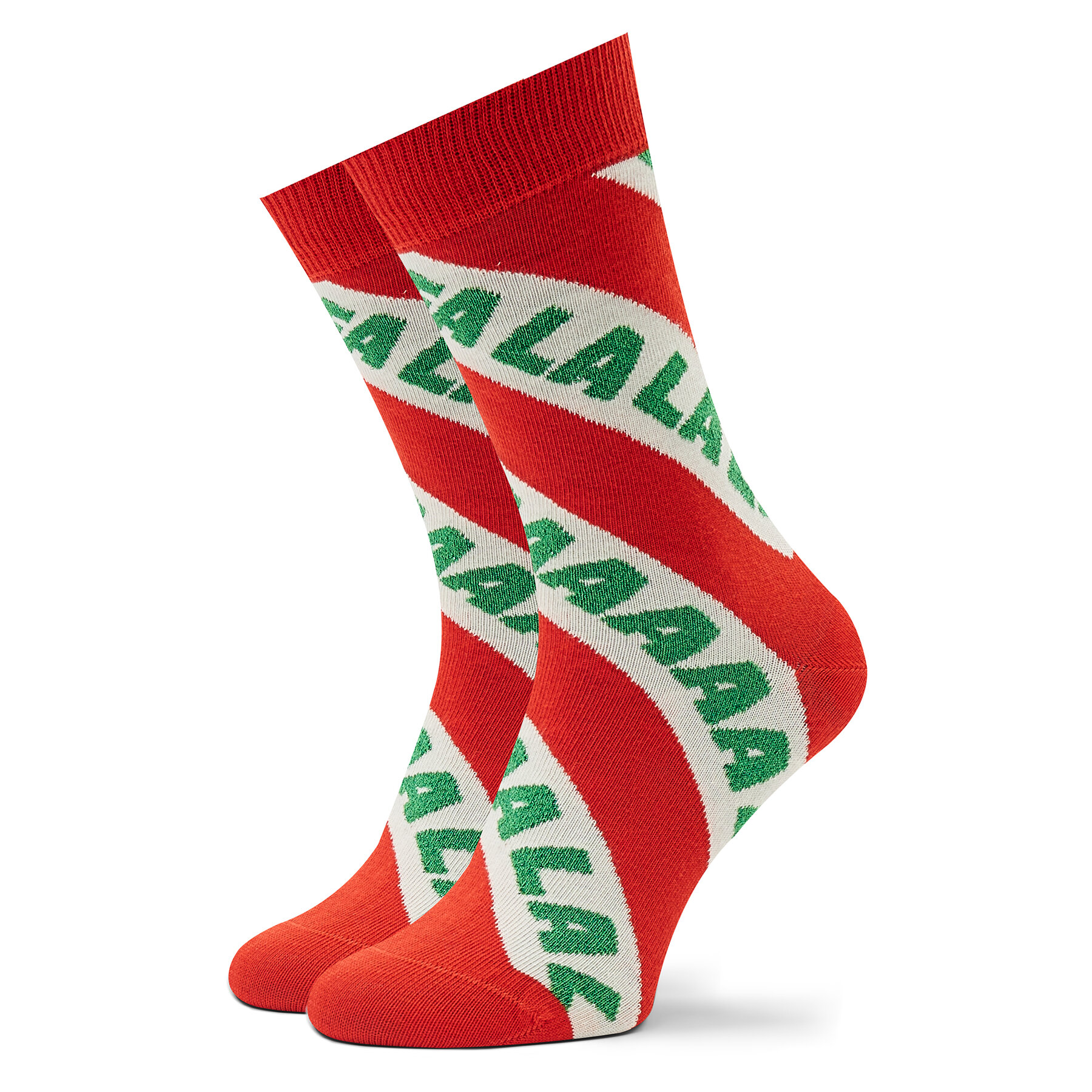 Hohe Unisex-Socken Happy Socks FAL01-4300 Rot von Happy Socks