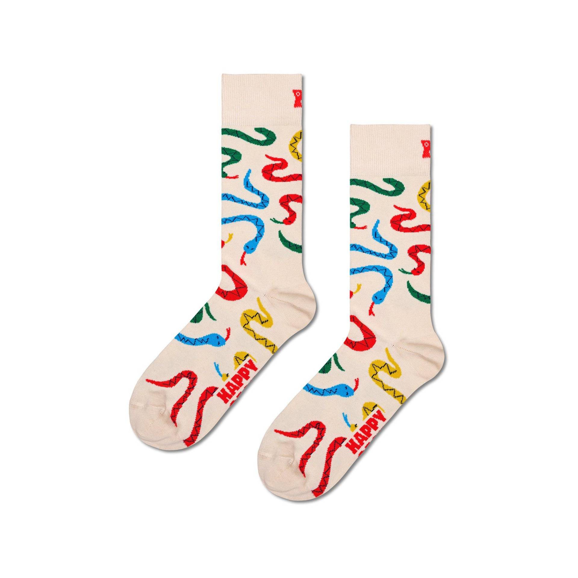 Socken Damen Weiss 36-40 von Happy Socks