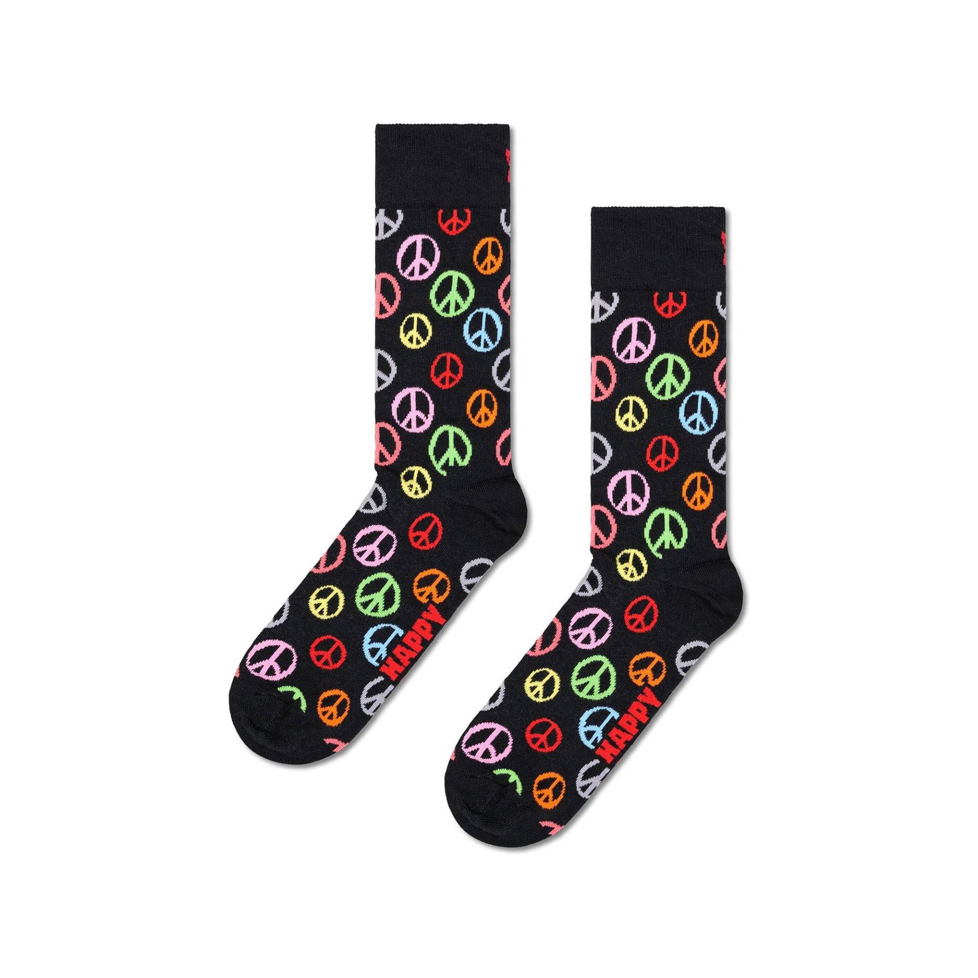 Wadenlange Socken Herren Black 41/46 von Happy Socks