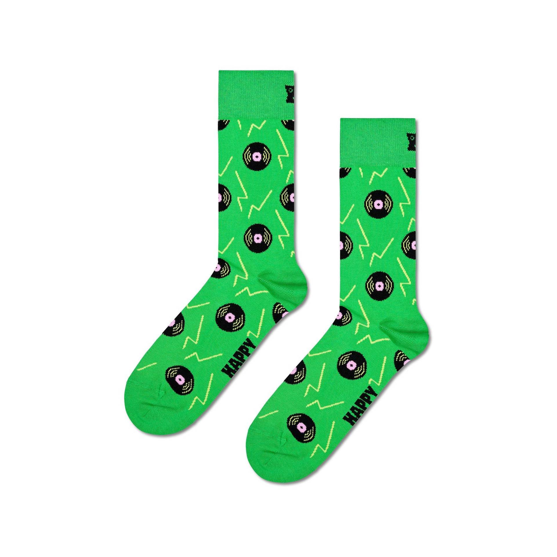 Wadenlange Socken Herren Grün 41/46 von Happy Socks