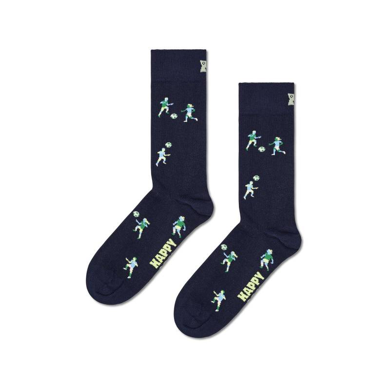 Wadenlange Socken Herren Marine 41/46 von Happy Socks