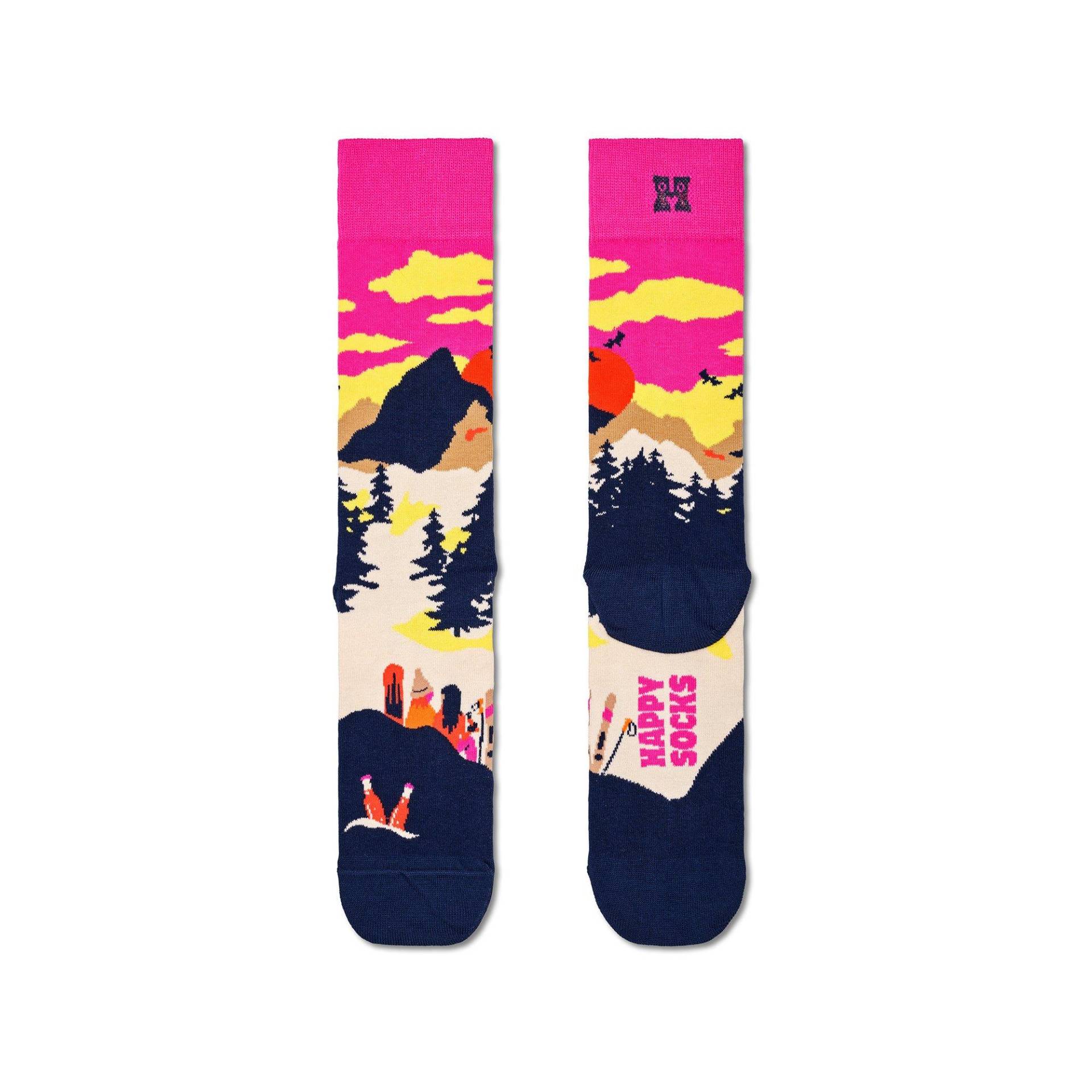 Wadenlange Socken Herren Multicolor 41/46 von Happy Socks