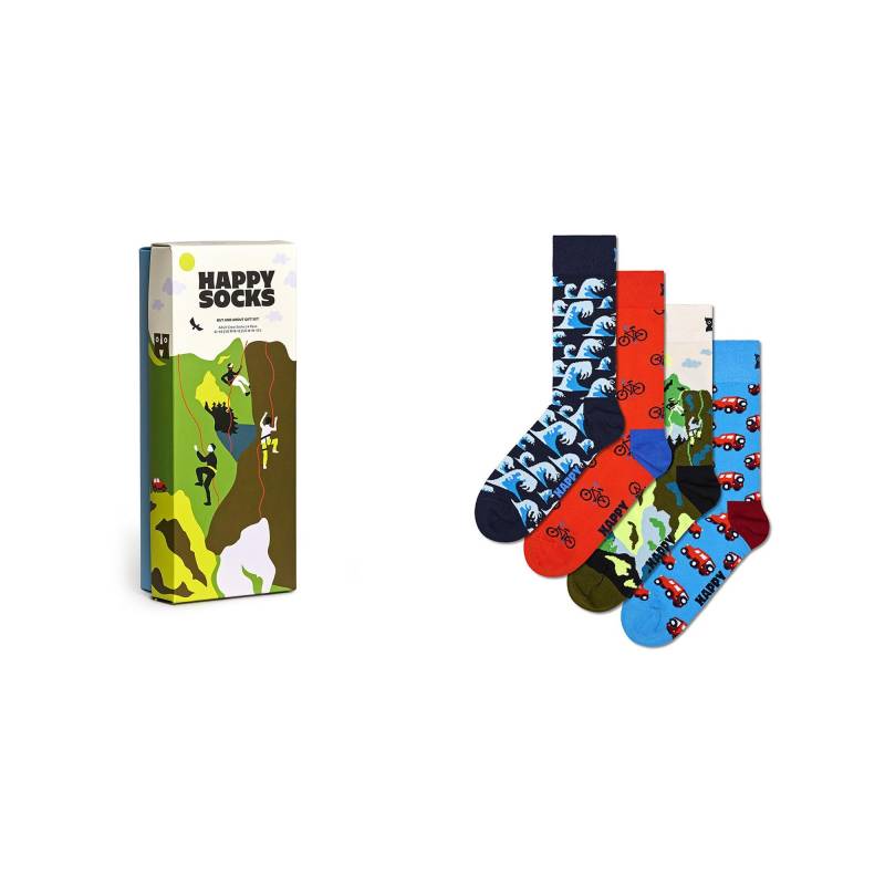 Wadenlange Socken Herren Multicolor 41/46 von Happy Socks