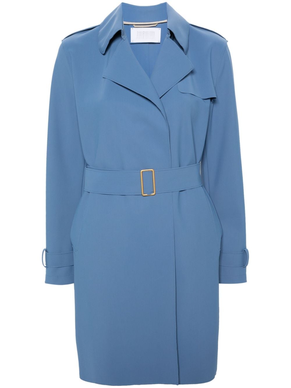 Harris Wharf London belted trench coat - Blue von Harris Wharf London