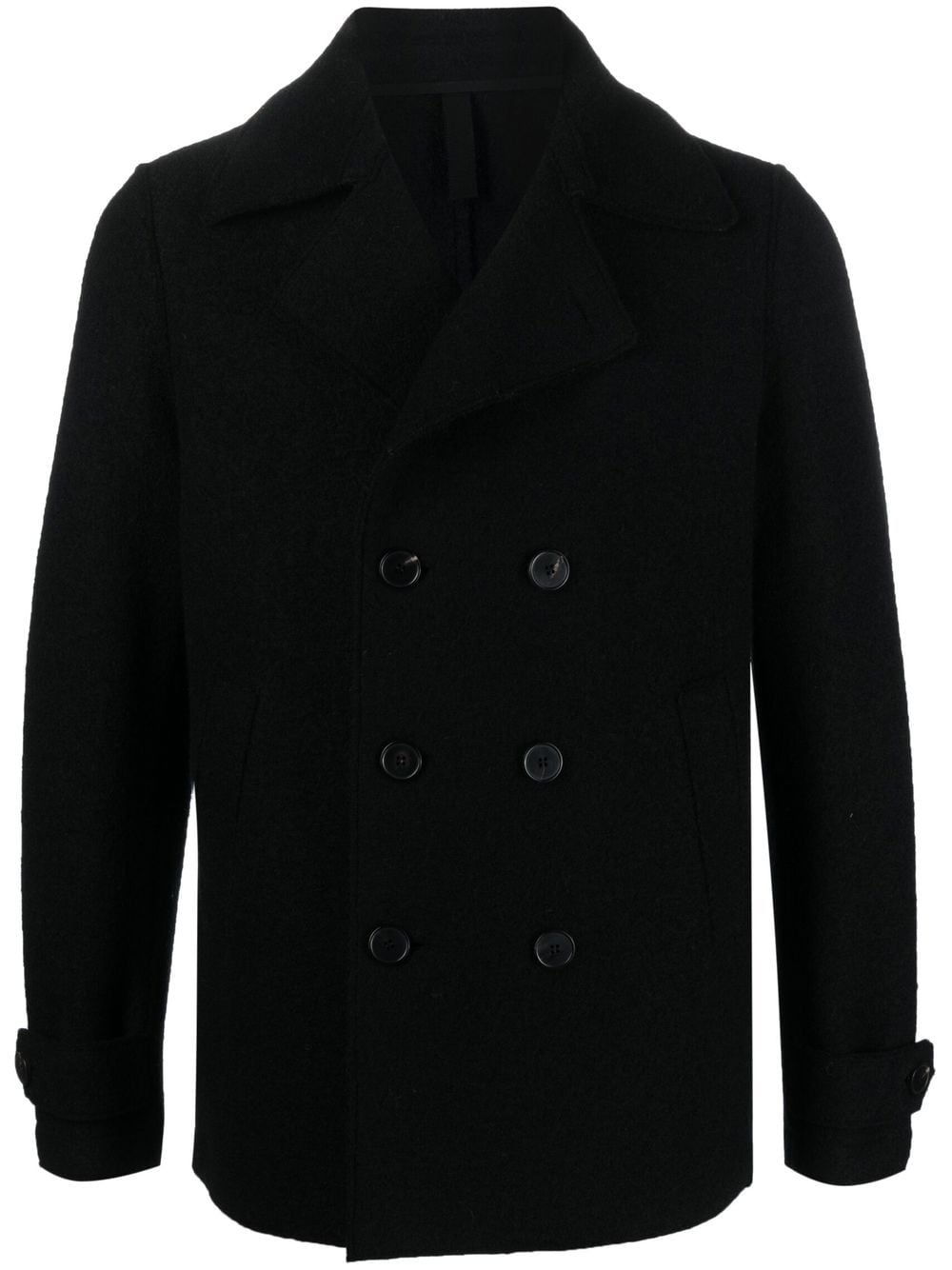 Harris Wharf London double-breasted virgin wool blazer - Black von Harris Wharf London